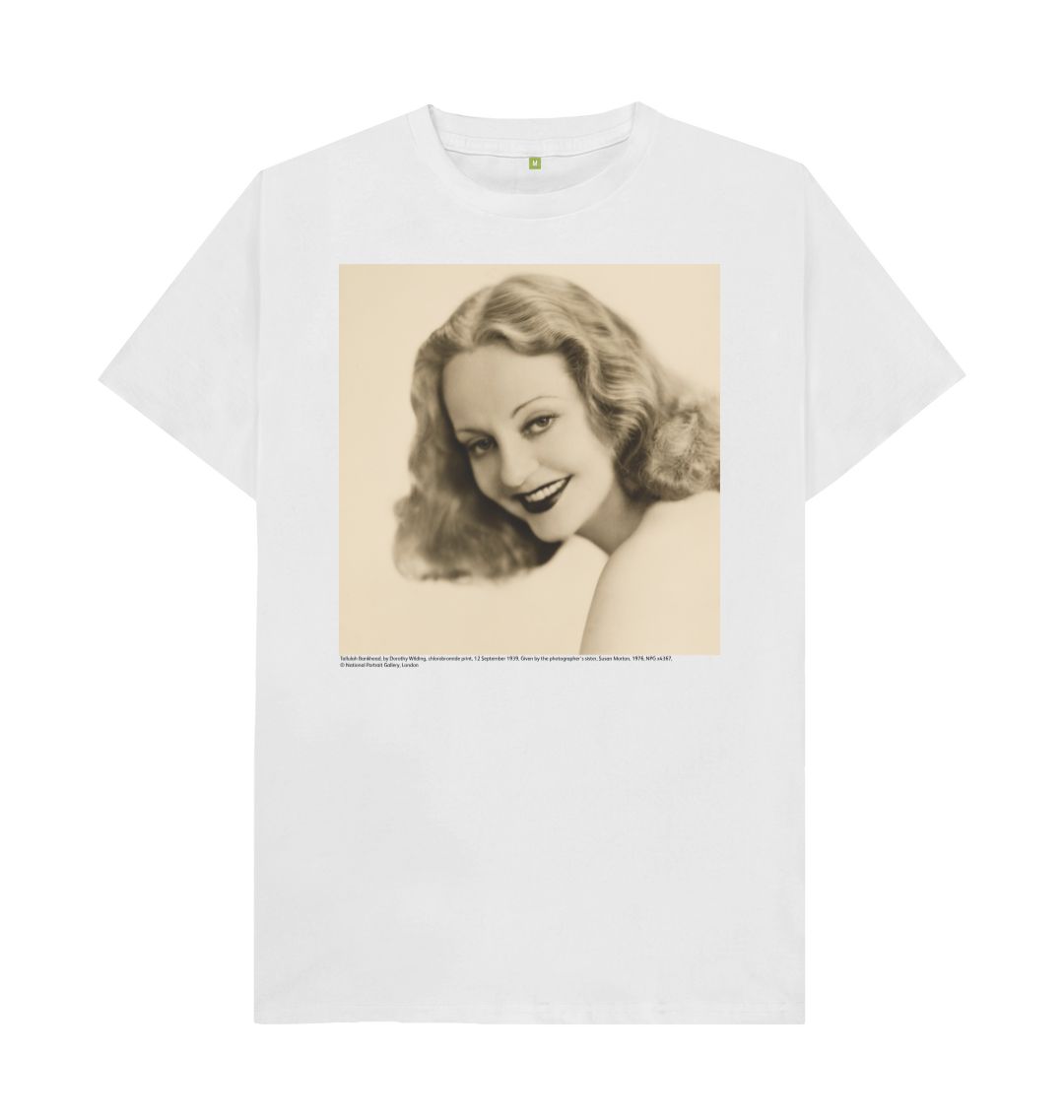 White tallulah bankhead unisex t shirt