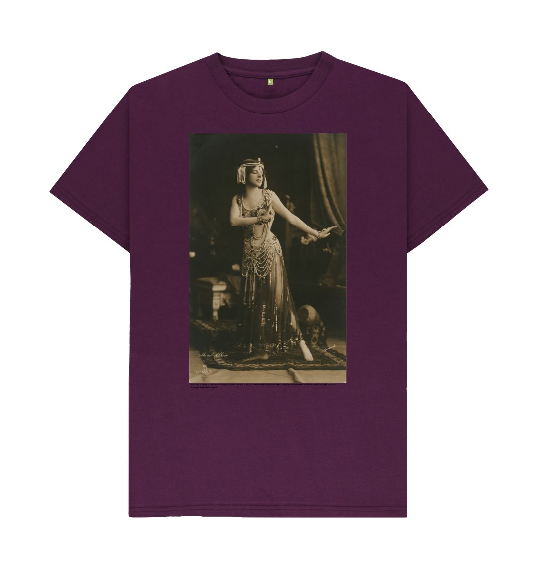 Purple maud allan unisex t shirt