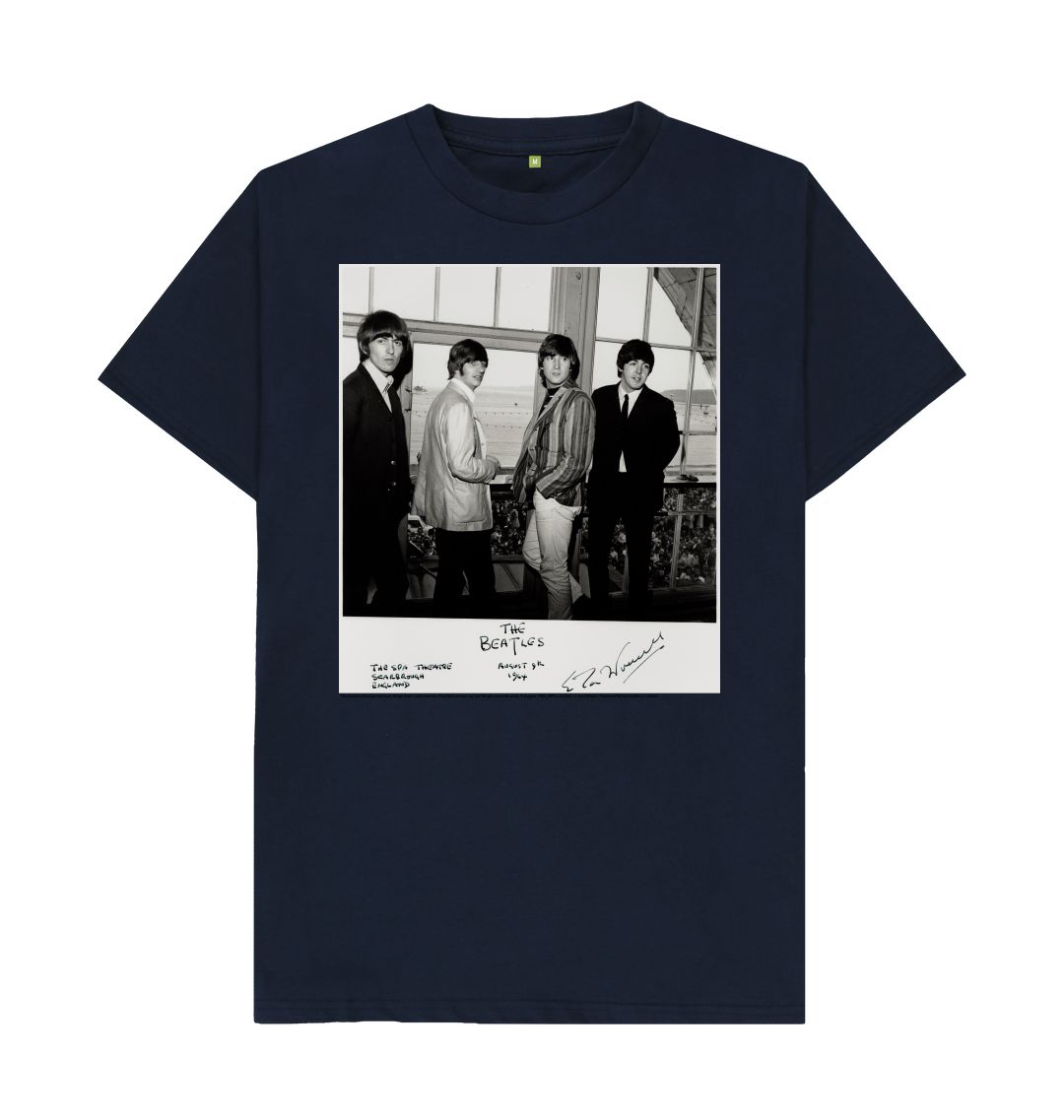 Navy blue the beatles unisex t shirt