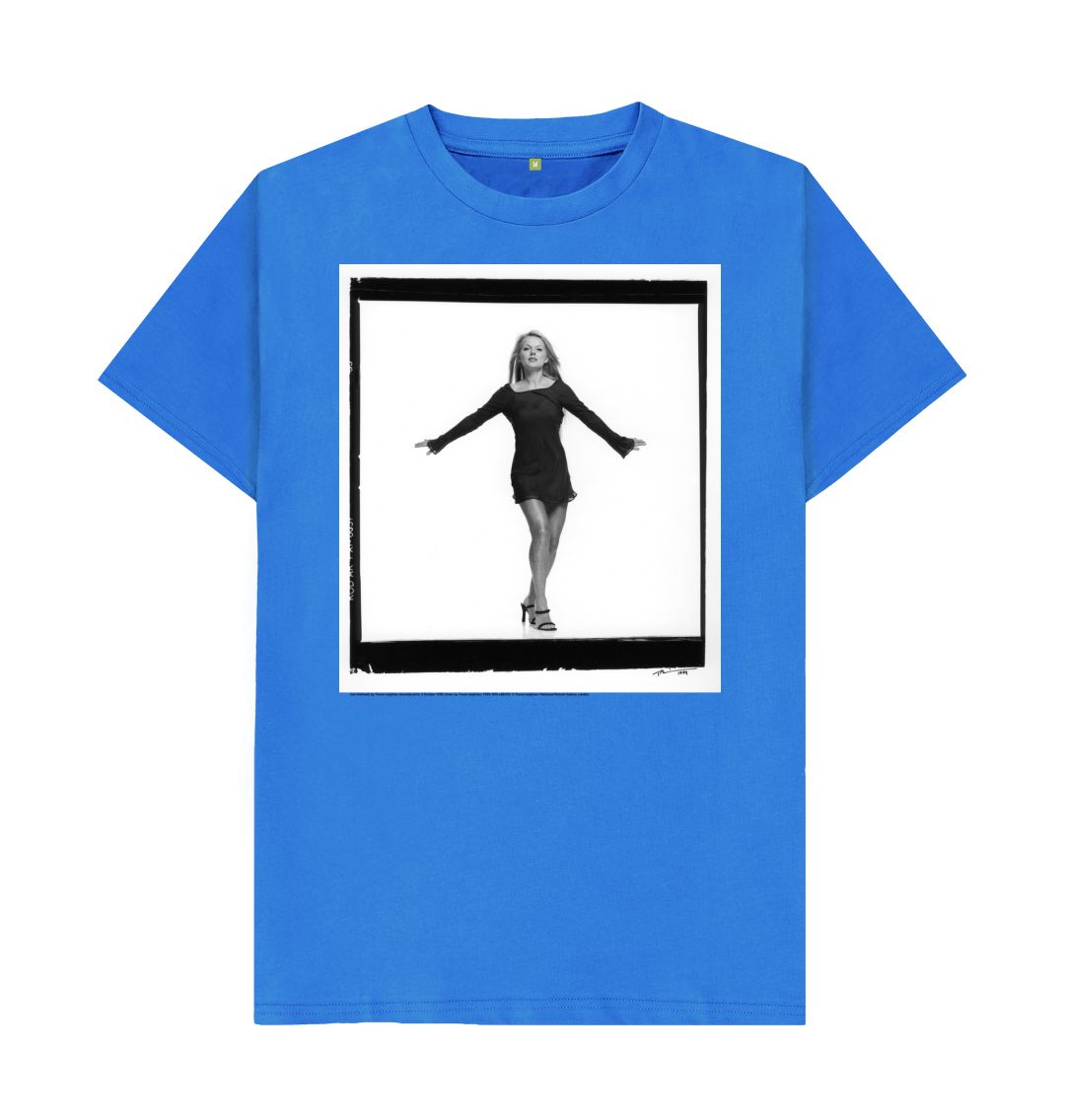Bright blue geri halliwell unisex crew neck t shirt
