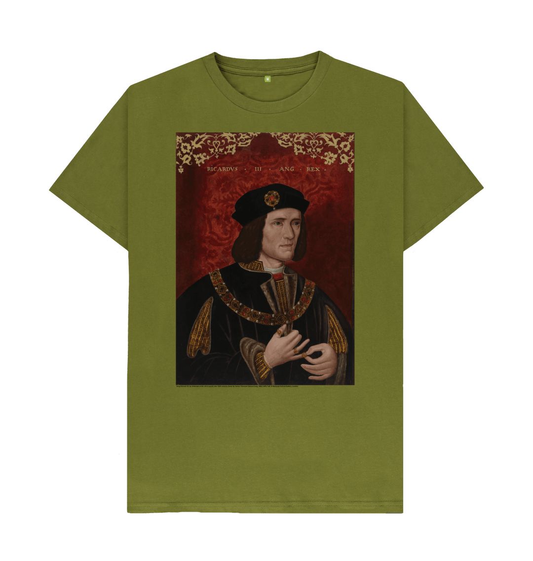 Moss green king richard iii unisex t shirt