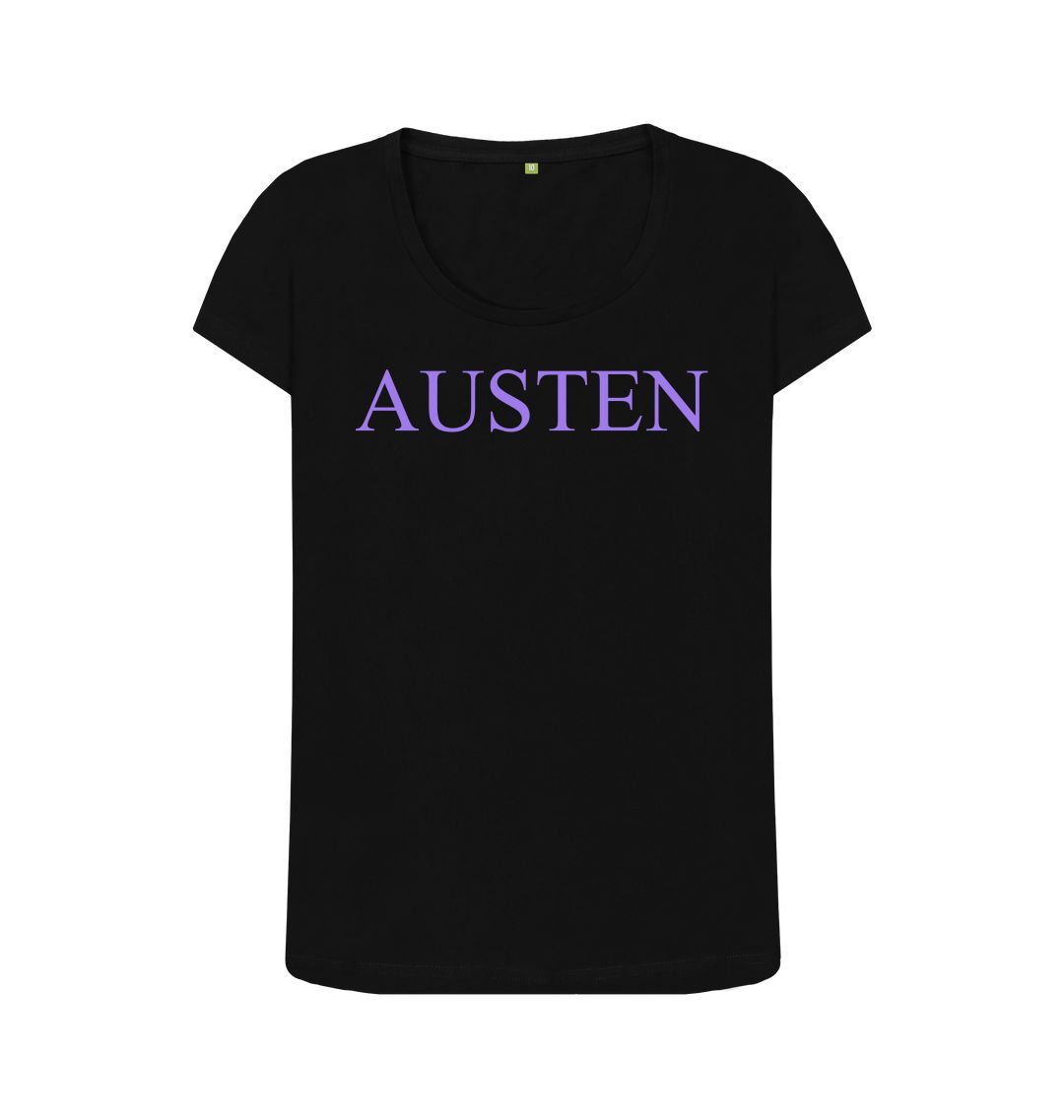 Black austen women's scoop neck