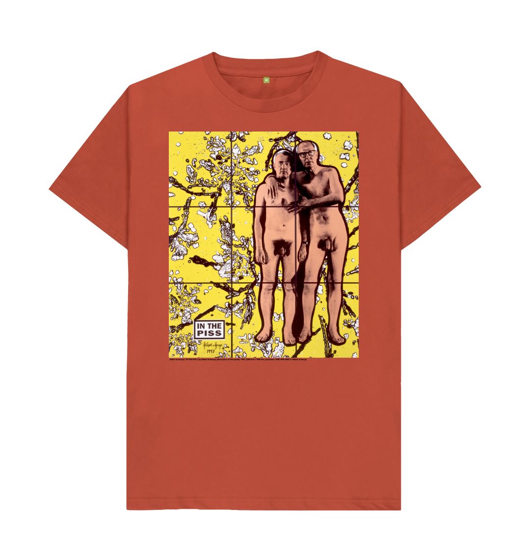 Rust gilbert & george unisex t shirt