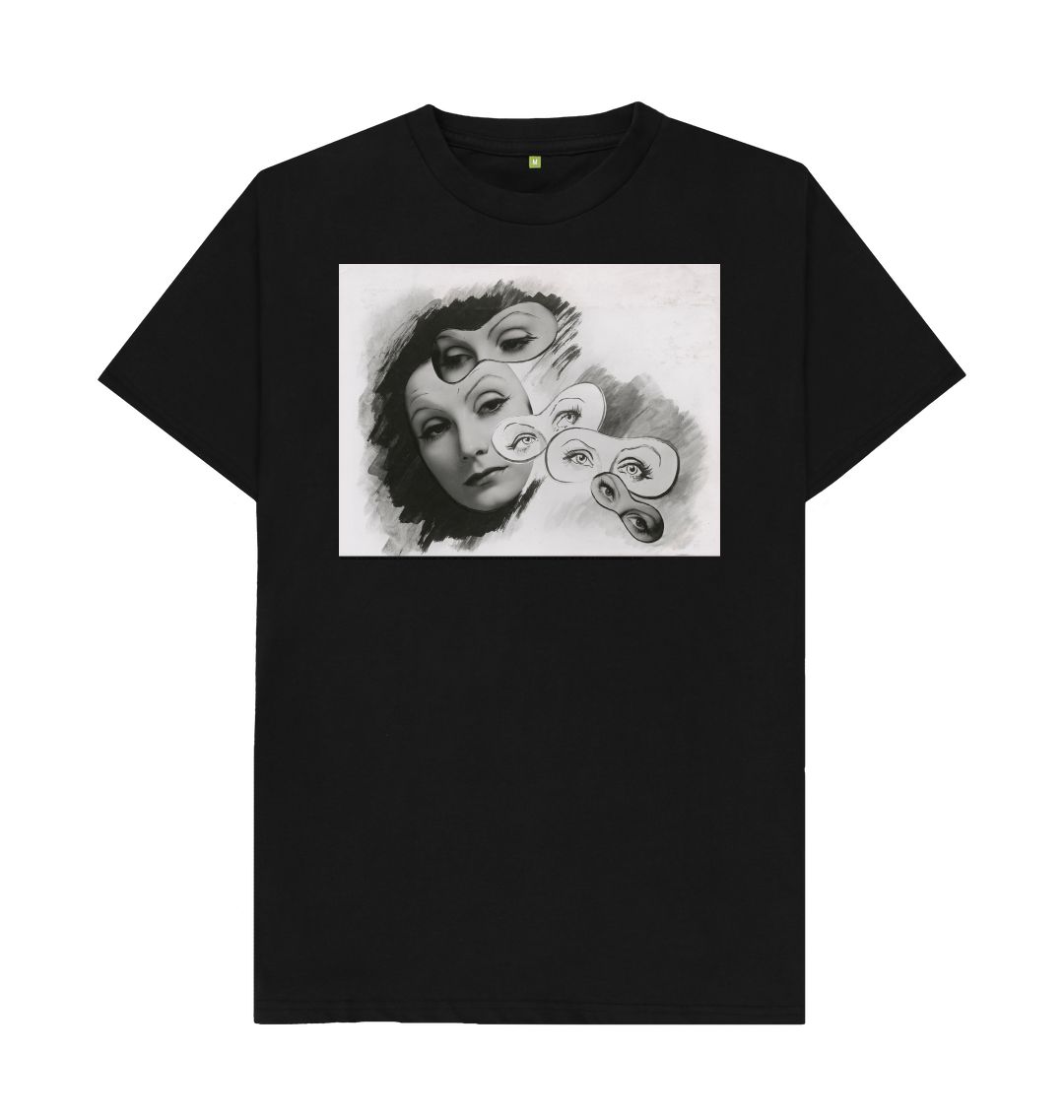 Black greta garbo unisex t shirt