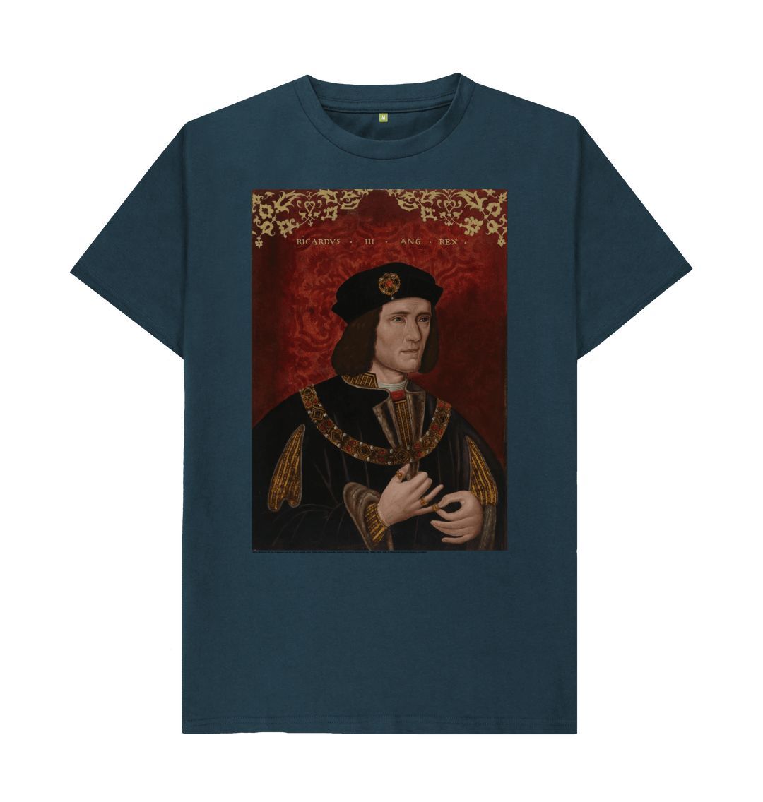 Denim blue king richard iii unisex t shirt