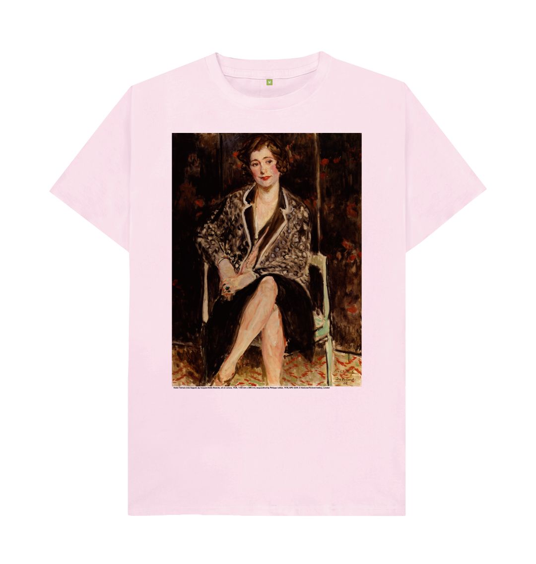 Pink violet trefusis unisex t shirt