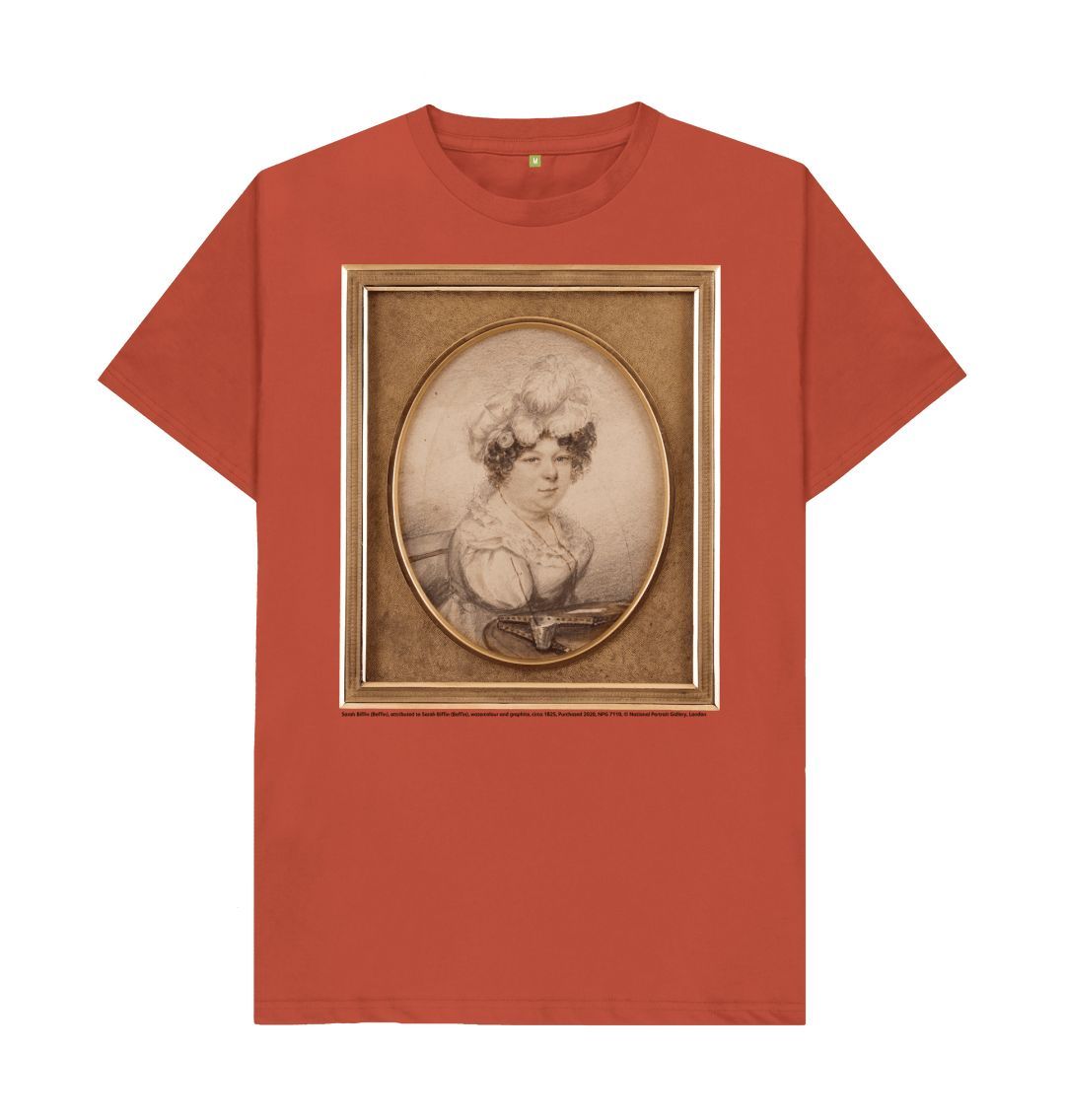 Rust sarah biffin unisex crew neck t shirt