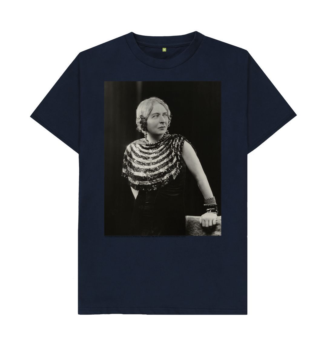Navy blue laura knight unisex crew neck t shirt