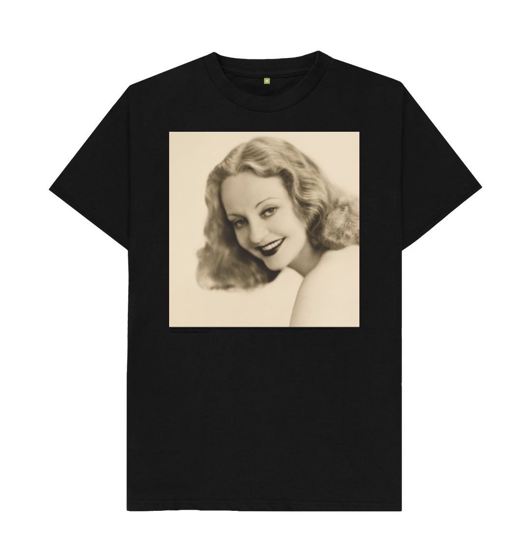 Black tallulah bankhead unisex t shirt