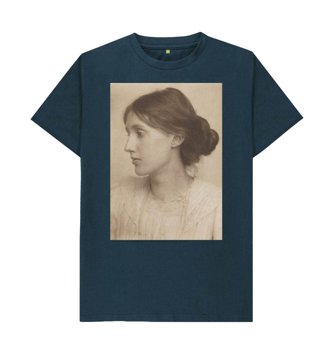 Denim blue virginia woolf unisex t shirt