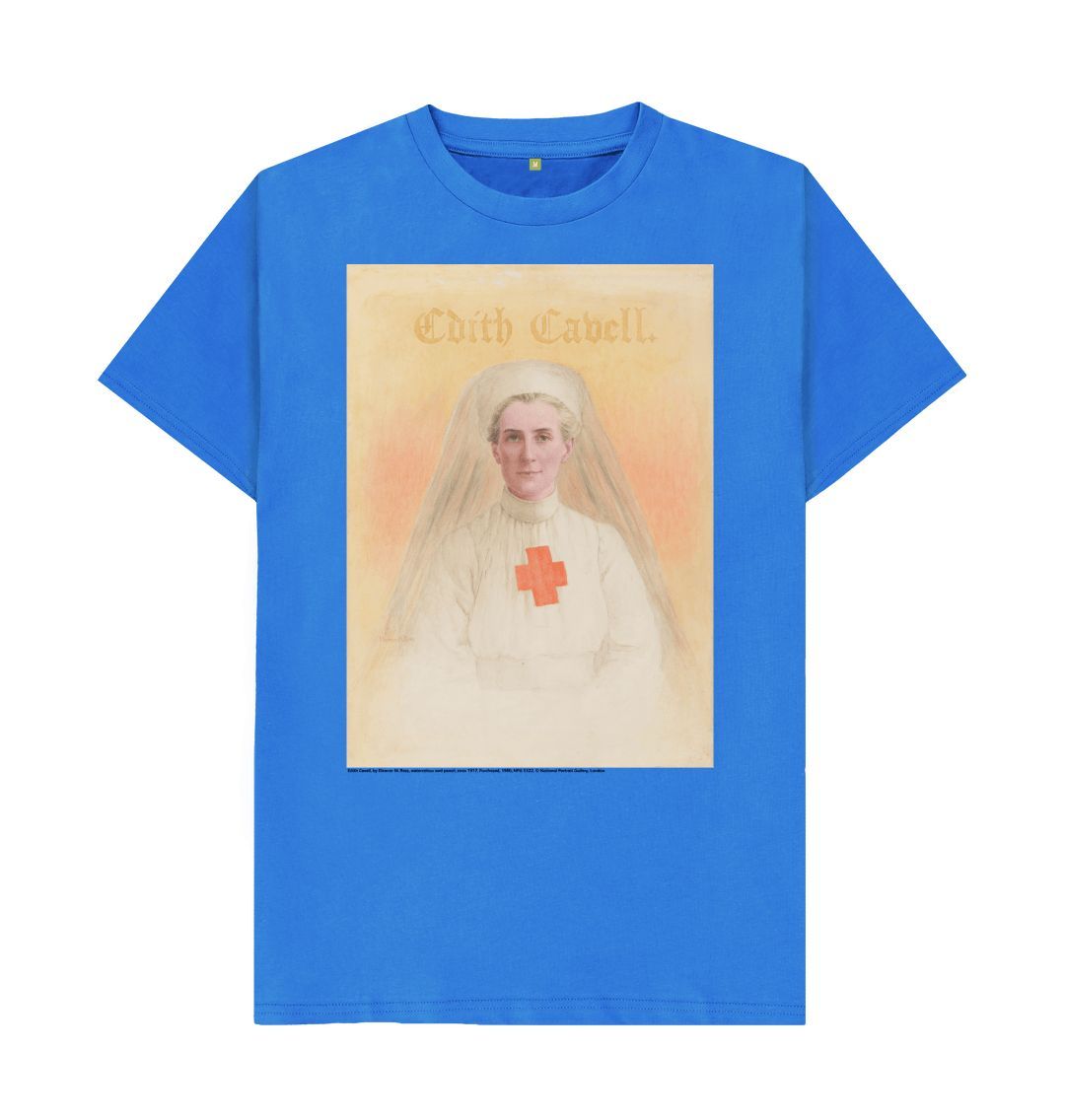 Bright blue edith cavell unisex crew neck t shirt