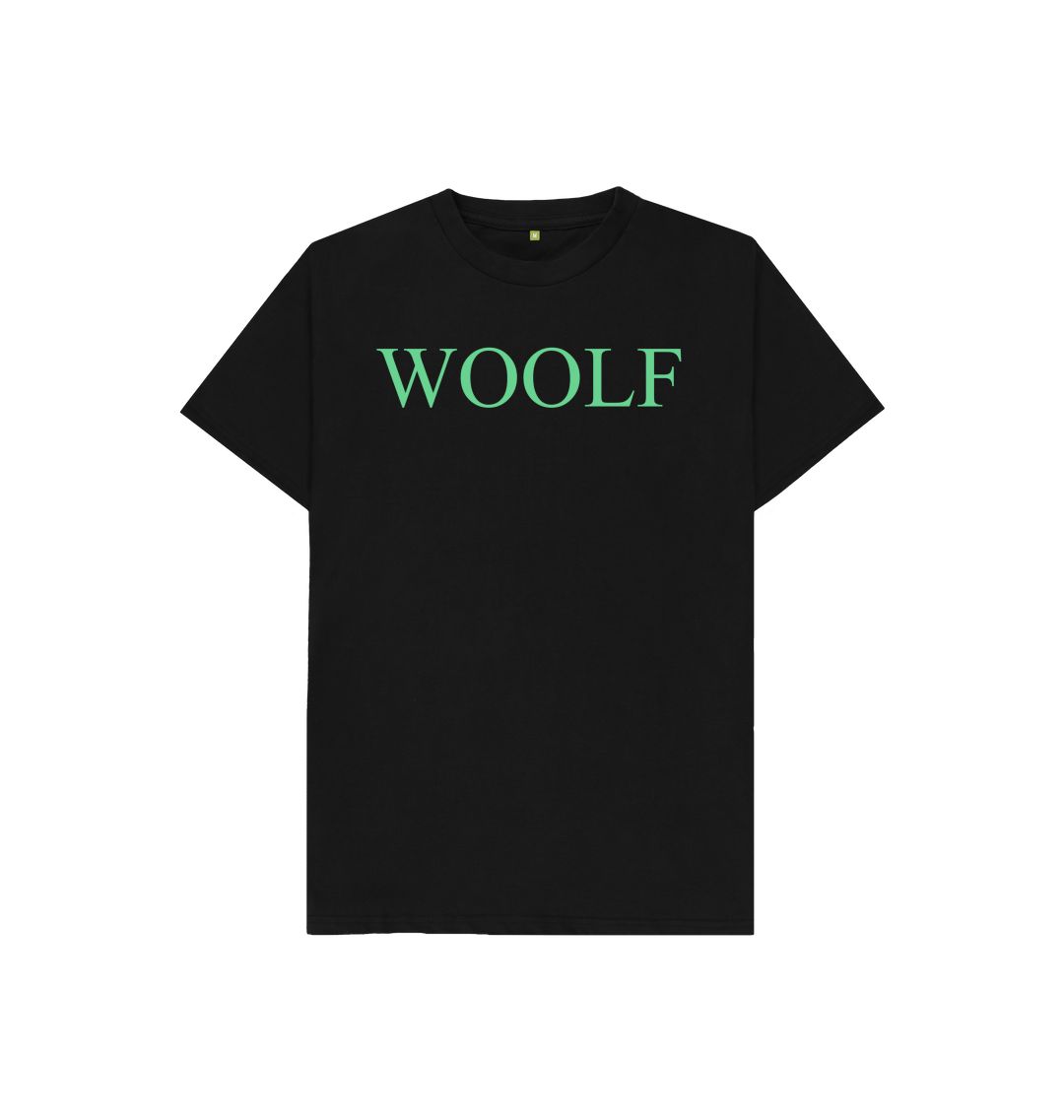 Black kids woolf t shirt