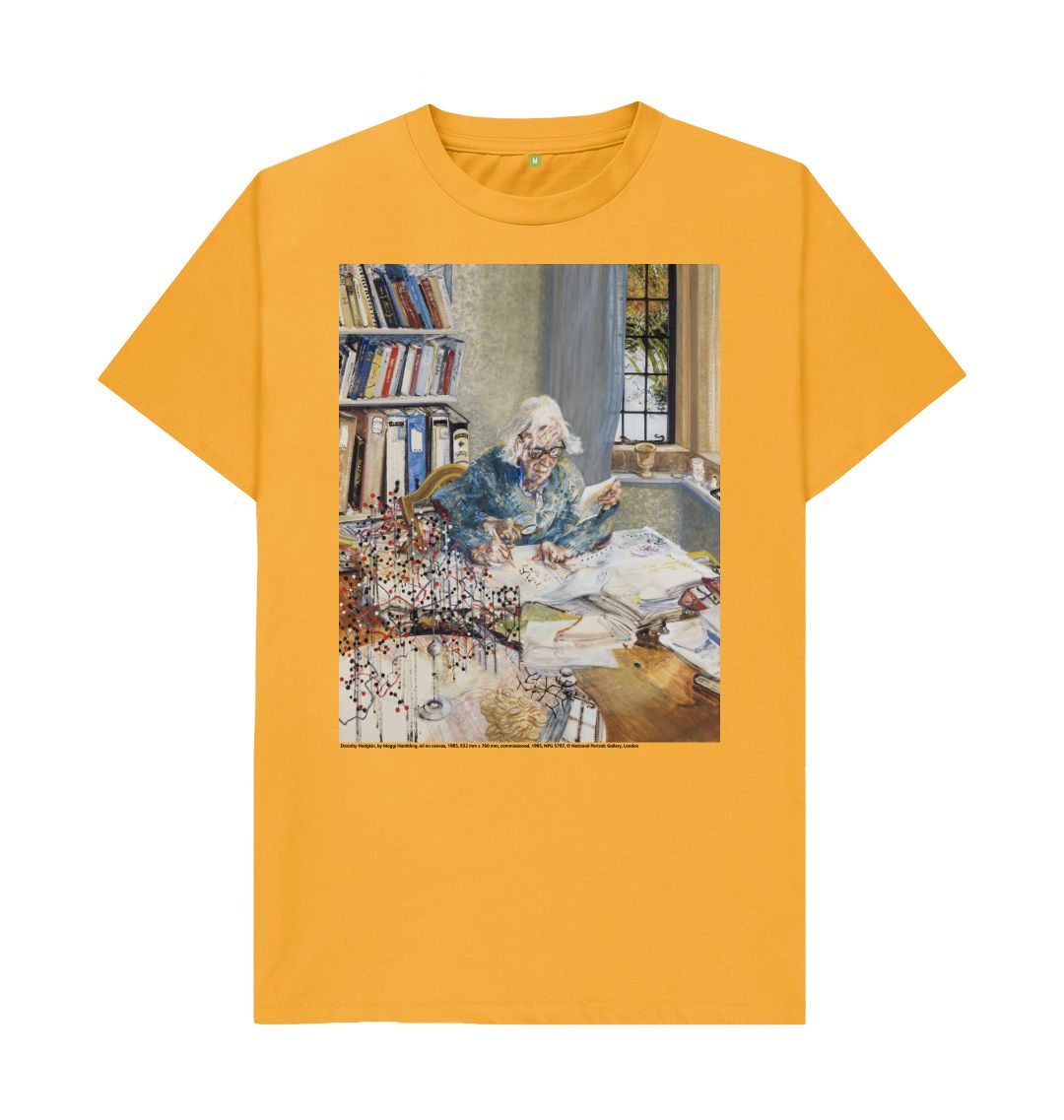 Mustard dorothy hodgkin unisex t shirt
