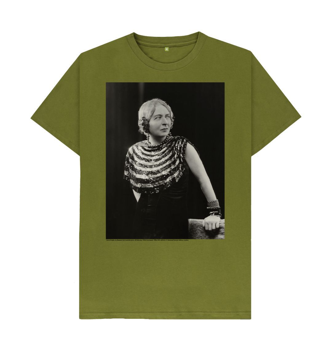 Moss green laura knight unisex crew neck t shirt