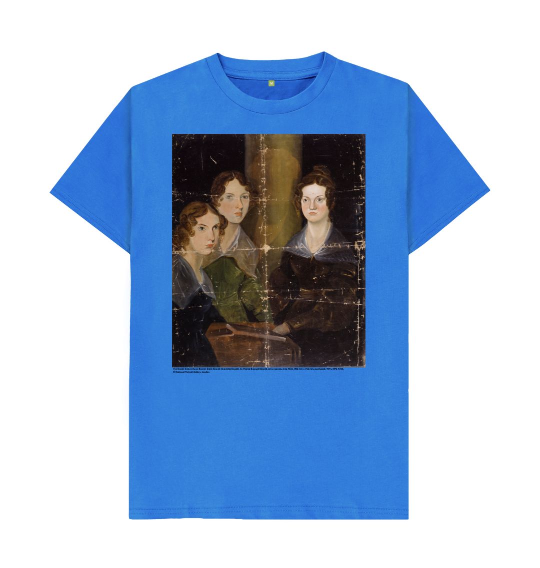Bright blue the bronte sisters unisex t shirt