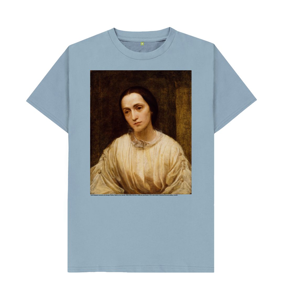 Stone blue julia margaret cameron unisex t shirt