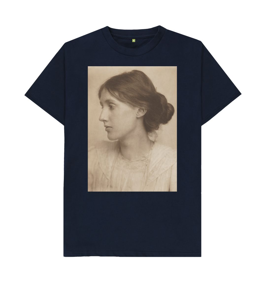 Navy blue virginia woolf unisex t shirt