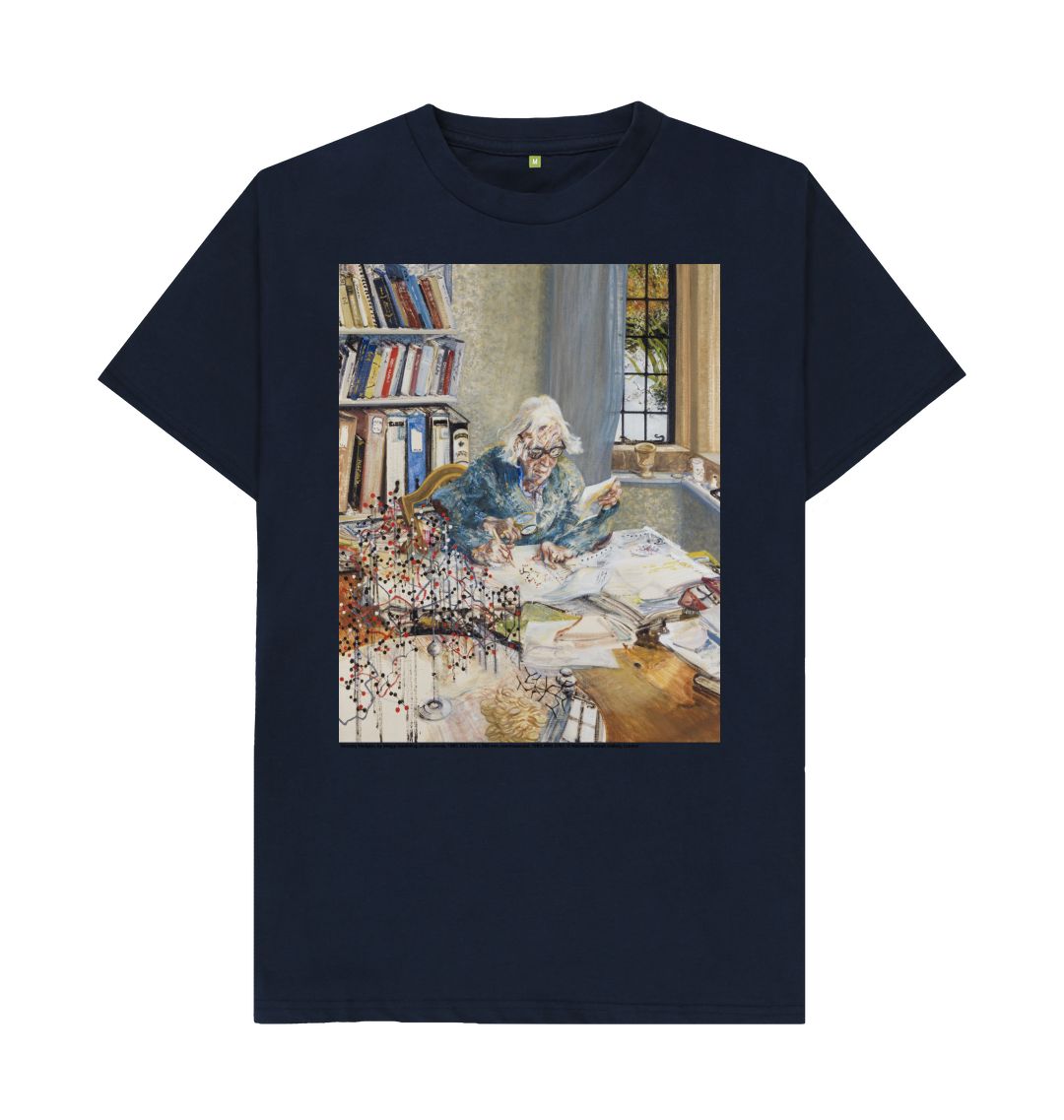 Navy blue dorothy hodgkin unisex t shirt