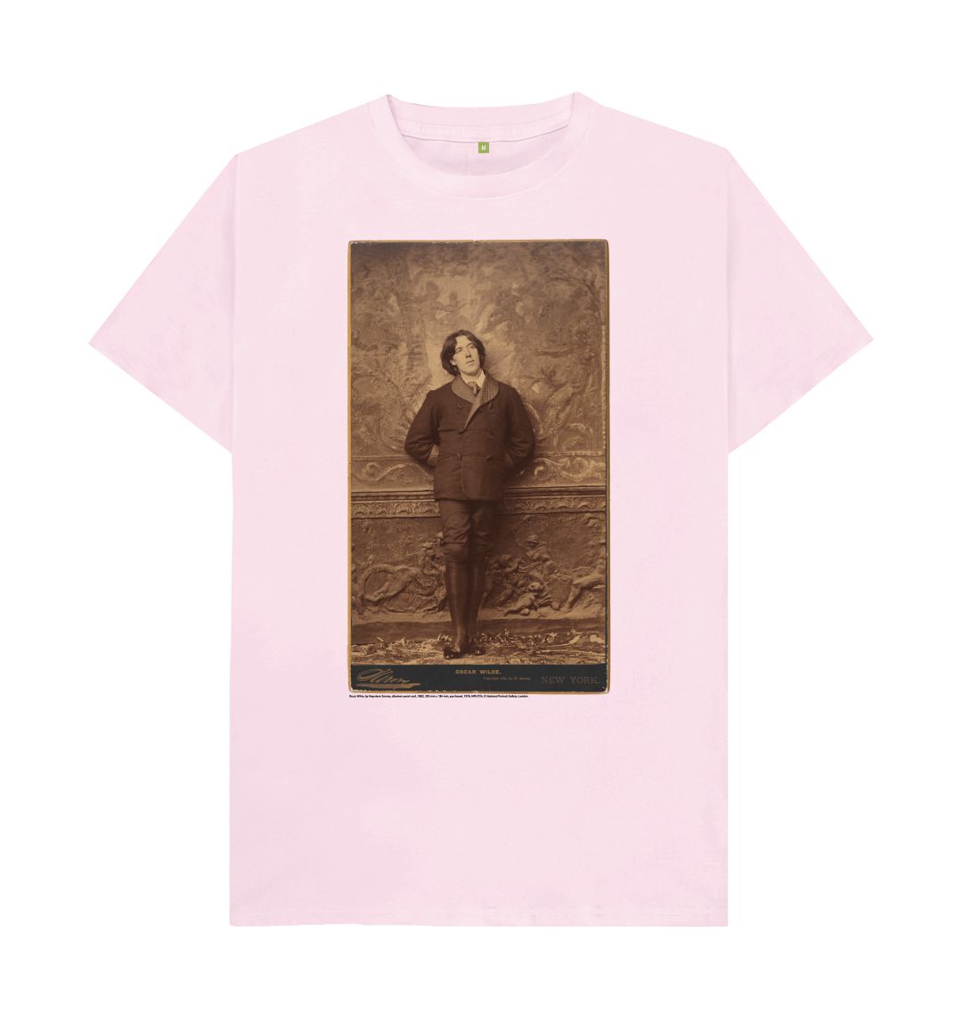 Pink oscar wilde unisex t shirt