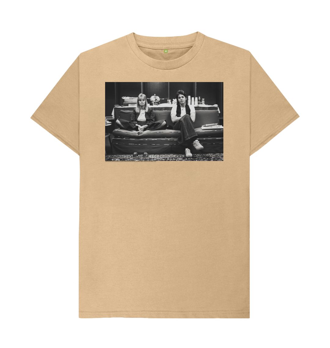 Sand linda mccartney and paul mccartney unisex t shirt