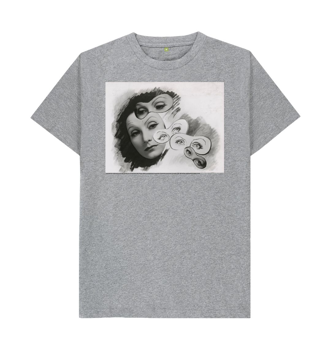 Athletic grey greta garbo unisex t shirt