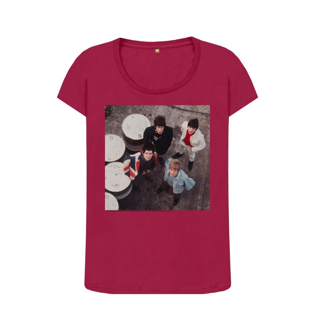 Cherry the who women's scoop neck t shirt