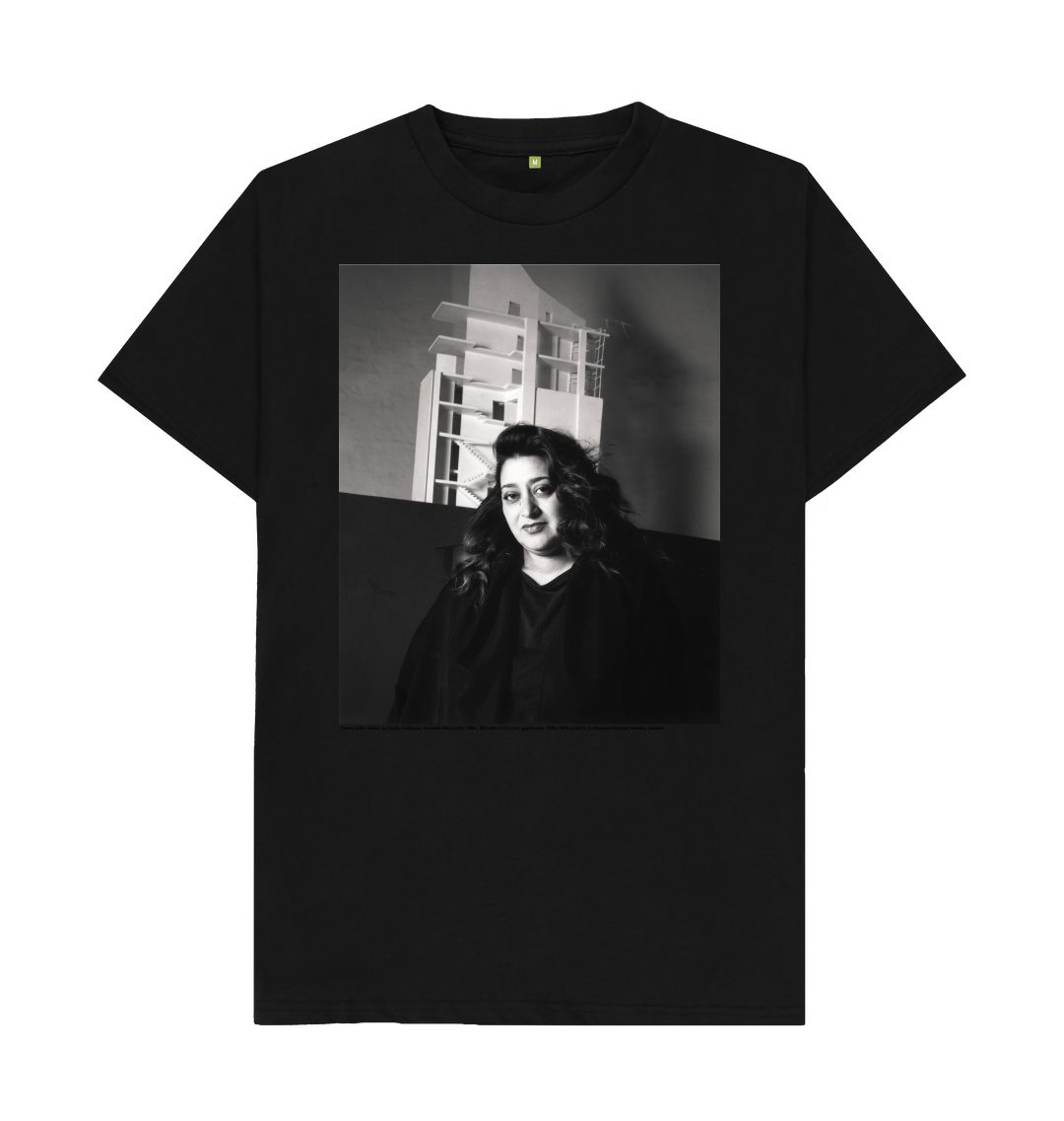Black zaha hadid, 1991 unisex t shirt