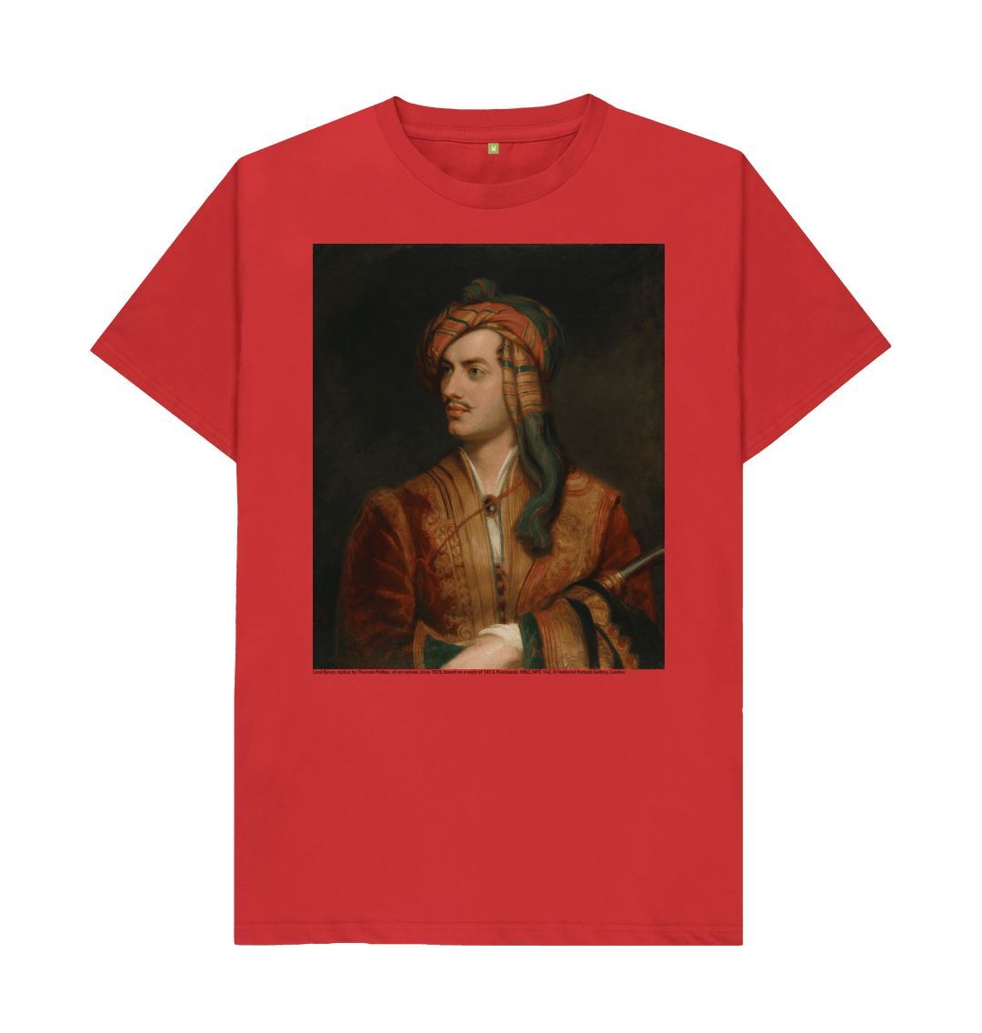 Red lord byron, 1835 unisex t shirt