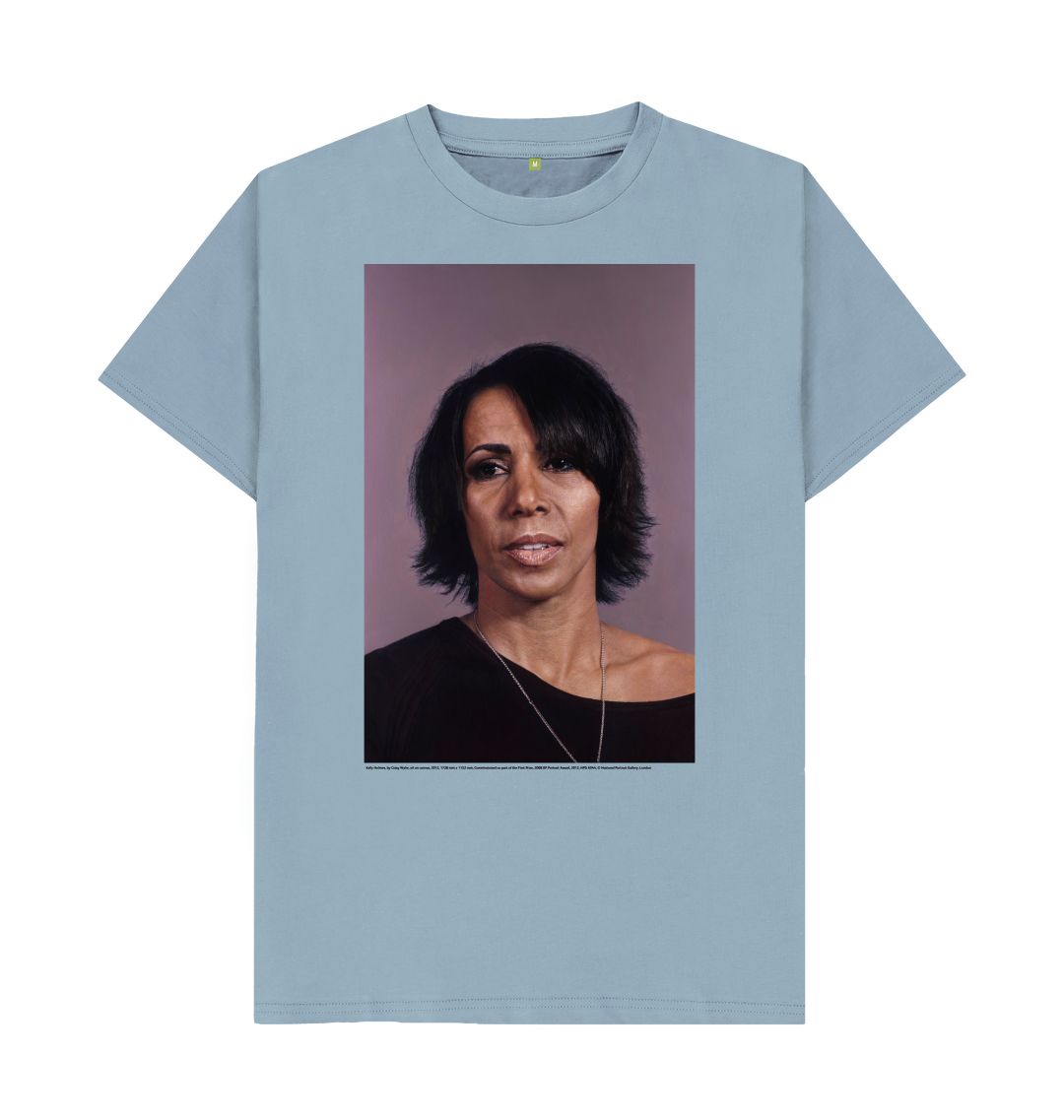 Stone blue kelly holmes unisex t shirt