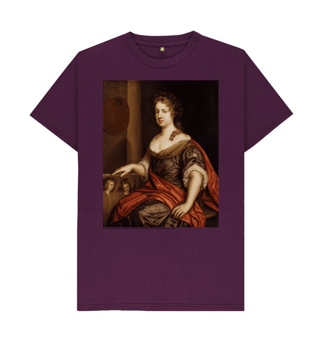 Purple mary beale unisex crew neck t shirt