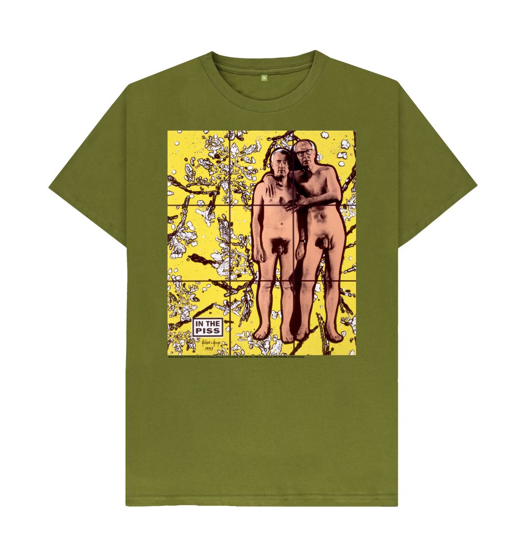 Moss green gilbert & george unisex t shirt