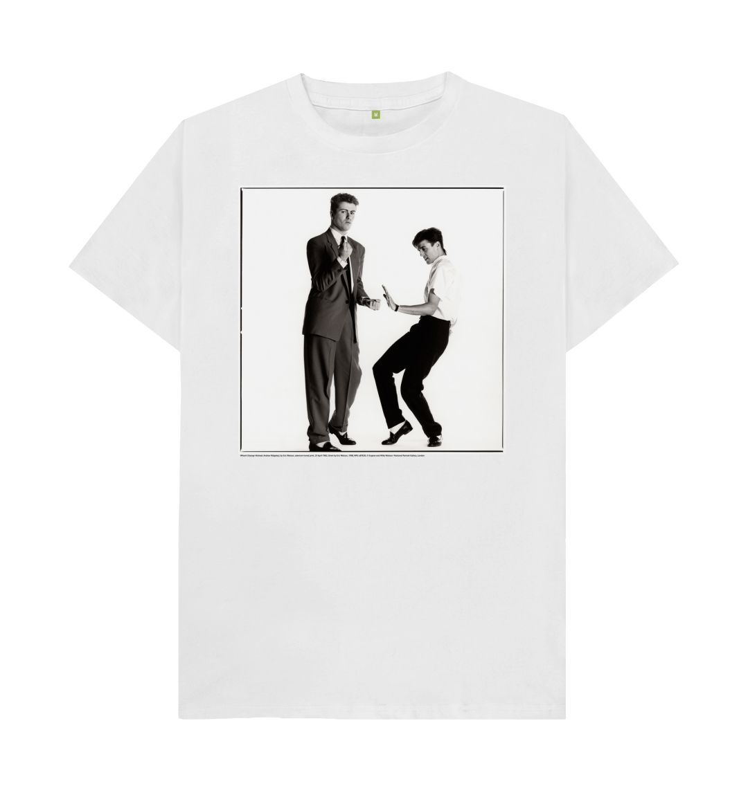 White wham! unisex crew neck t shirt