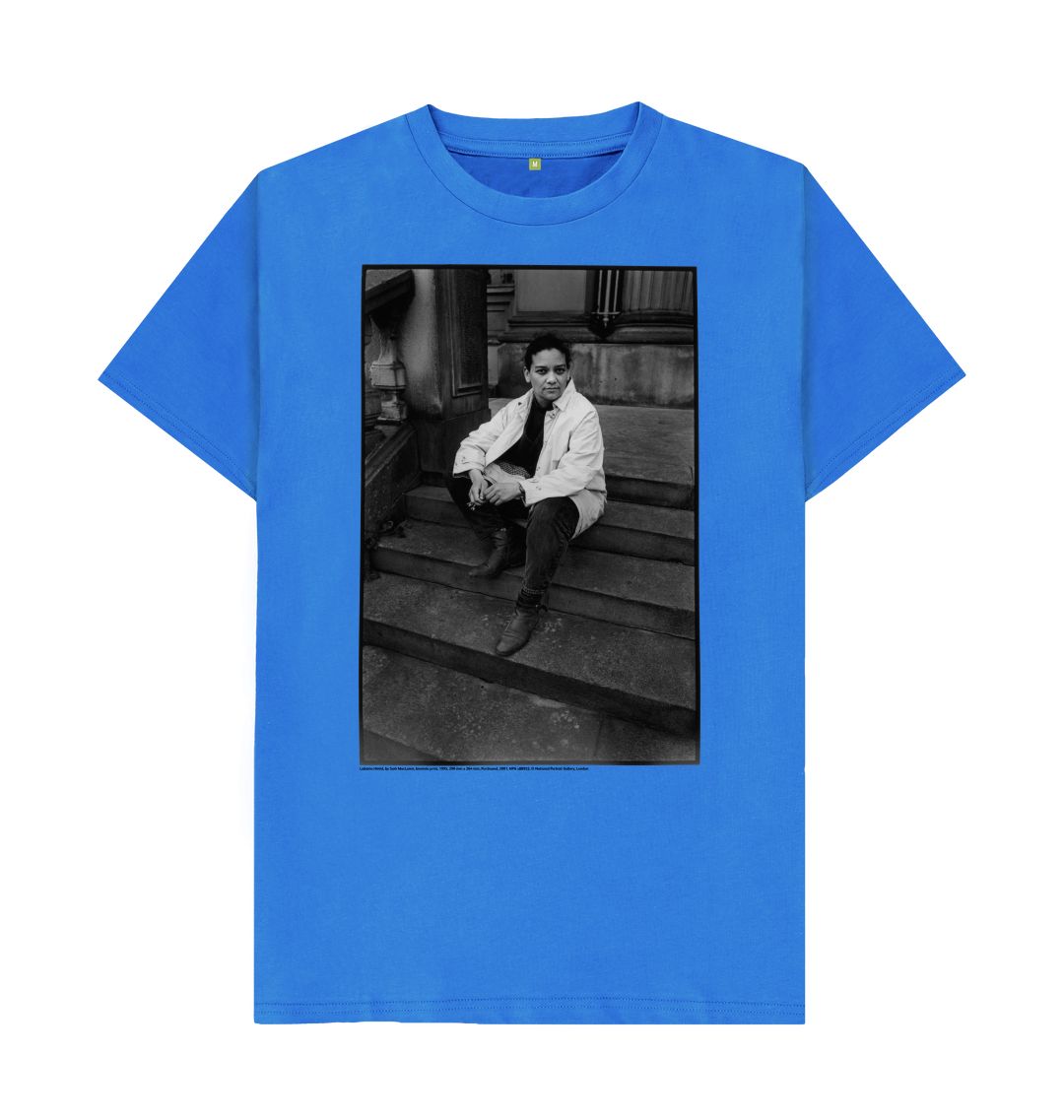 Bright blue lubaina himid unisex t shirt