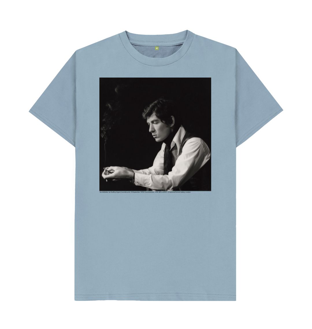 Stone blue sir ian mckellan unisex t shirt