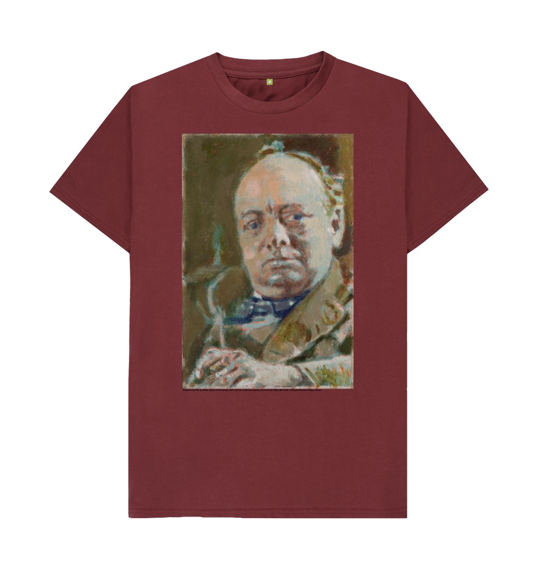 Red wine winston churchill unisex t shirt