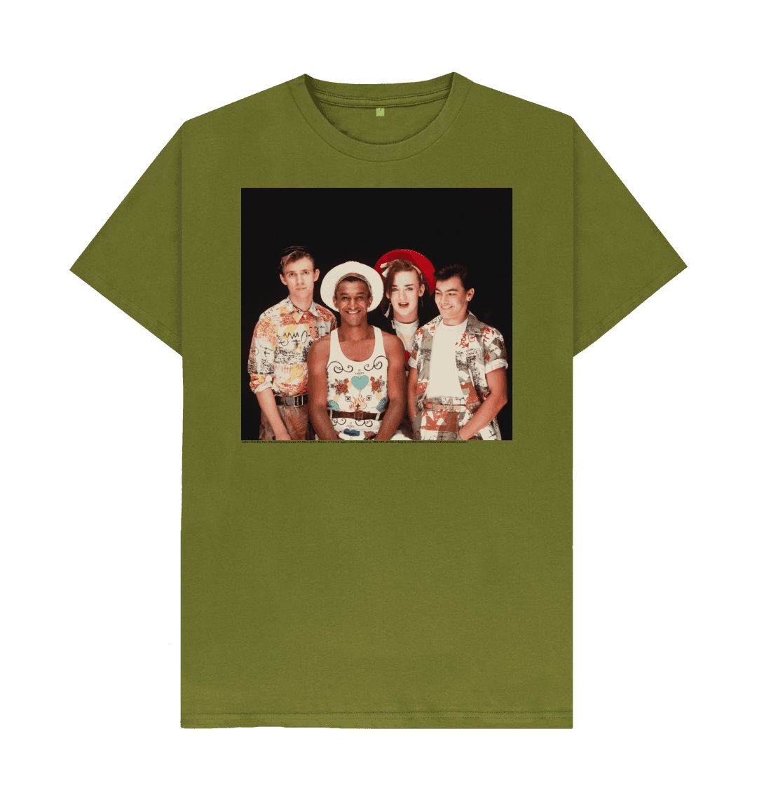 Moss green culture club unisex t shirt
