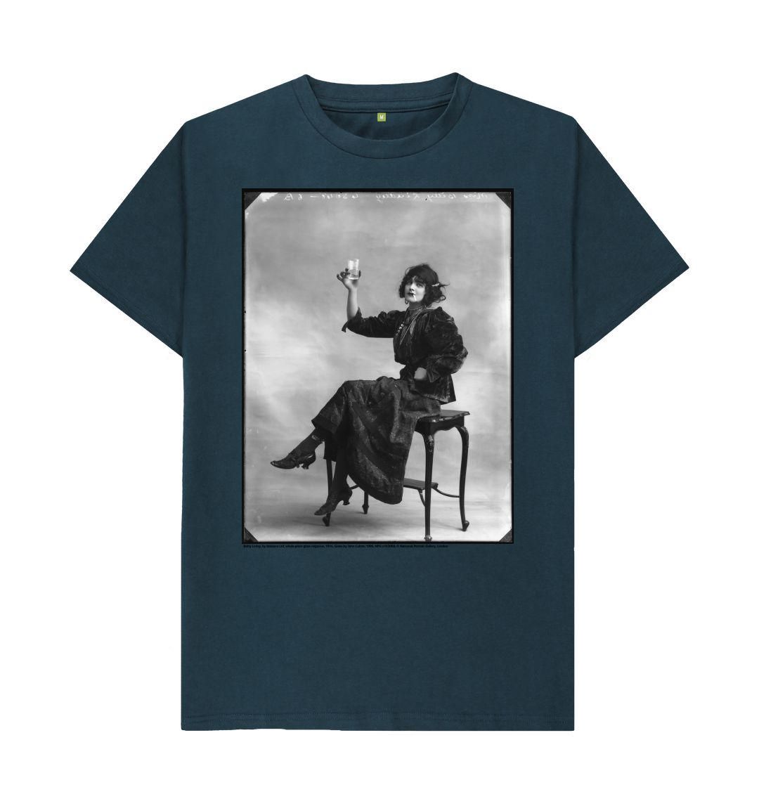 Denim blue betty linley unisex t shirt
