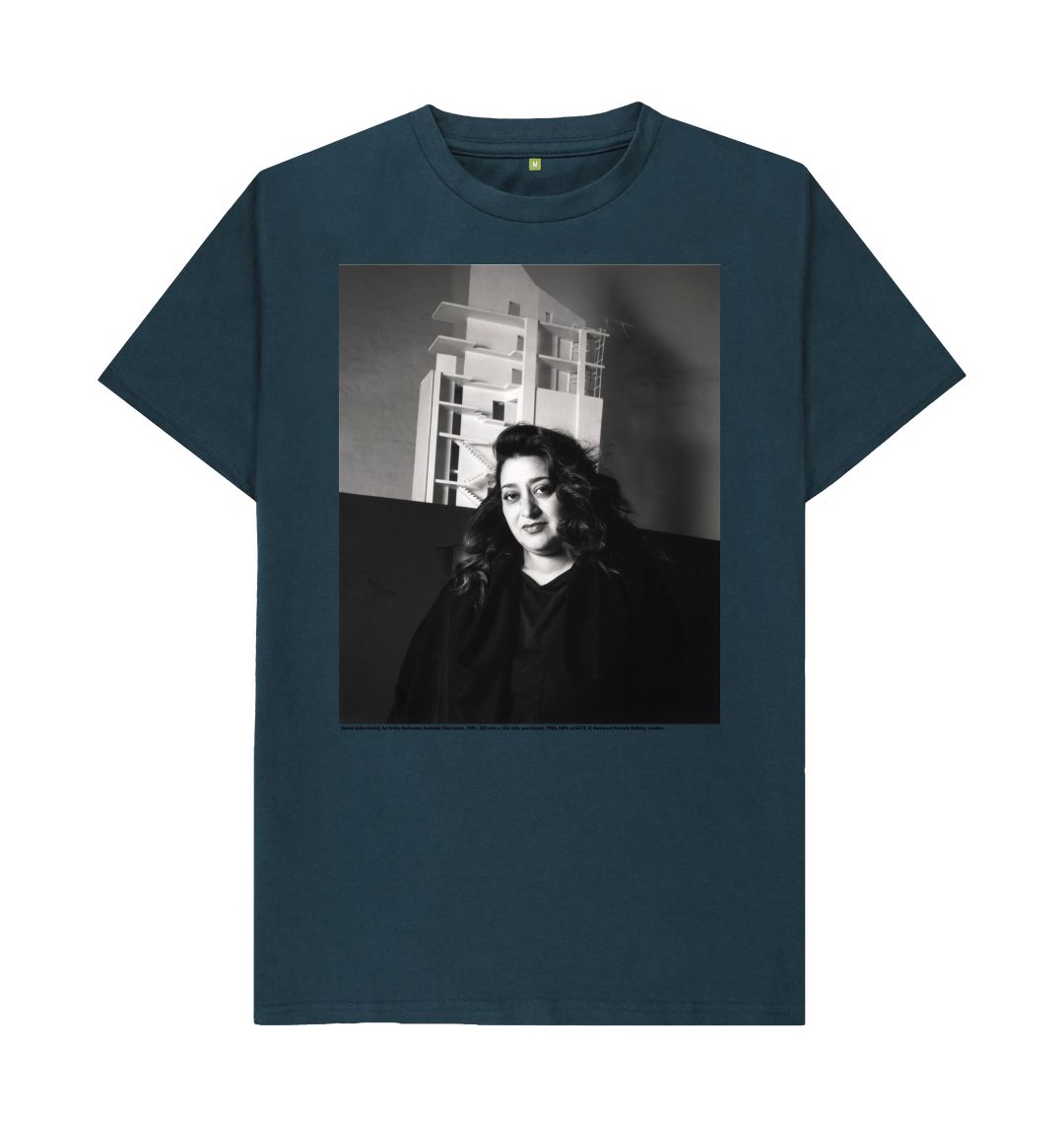 Denim blue zaha hadid, 1991 unisex t shirt