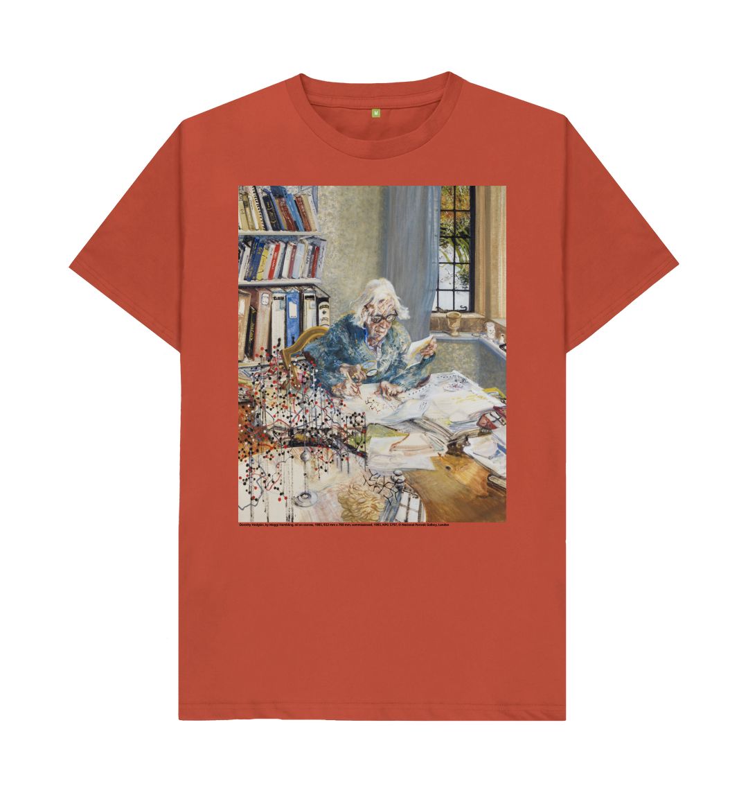 Rust dorothy hodgkin unisex t shirt