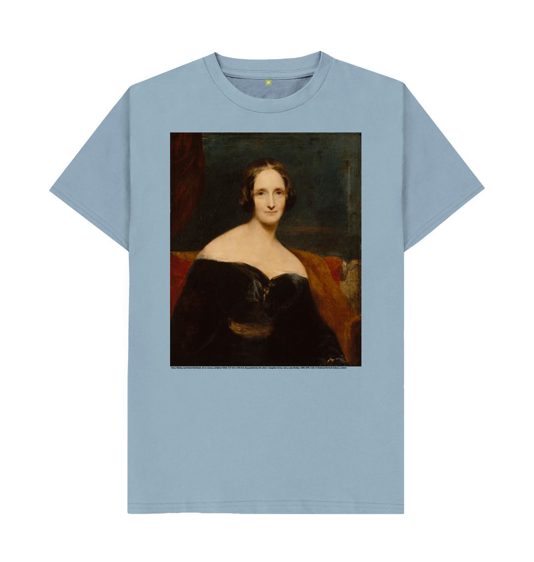 Stone blue mary shelley unisex t shirt