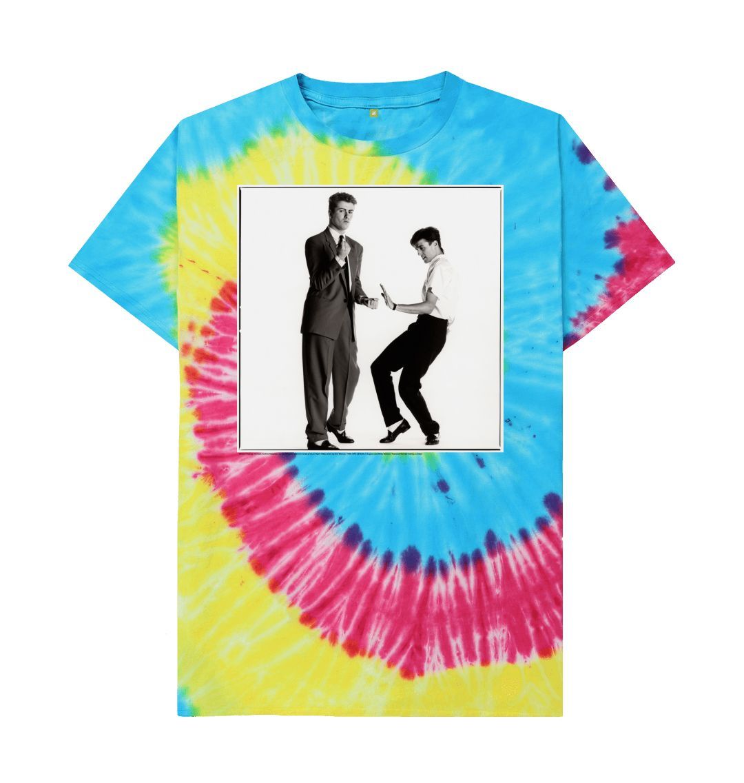 Tie dye wham! unisex crew neck t shirt
