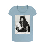 Stone Blue Jimi Hendrix Women's Scoop Neck T-shirt