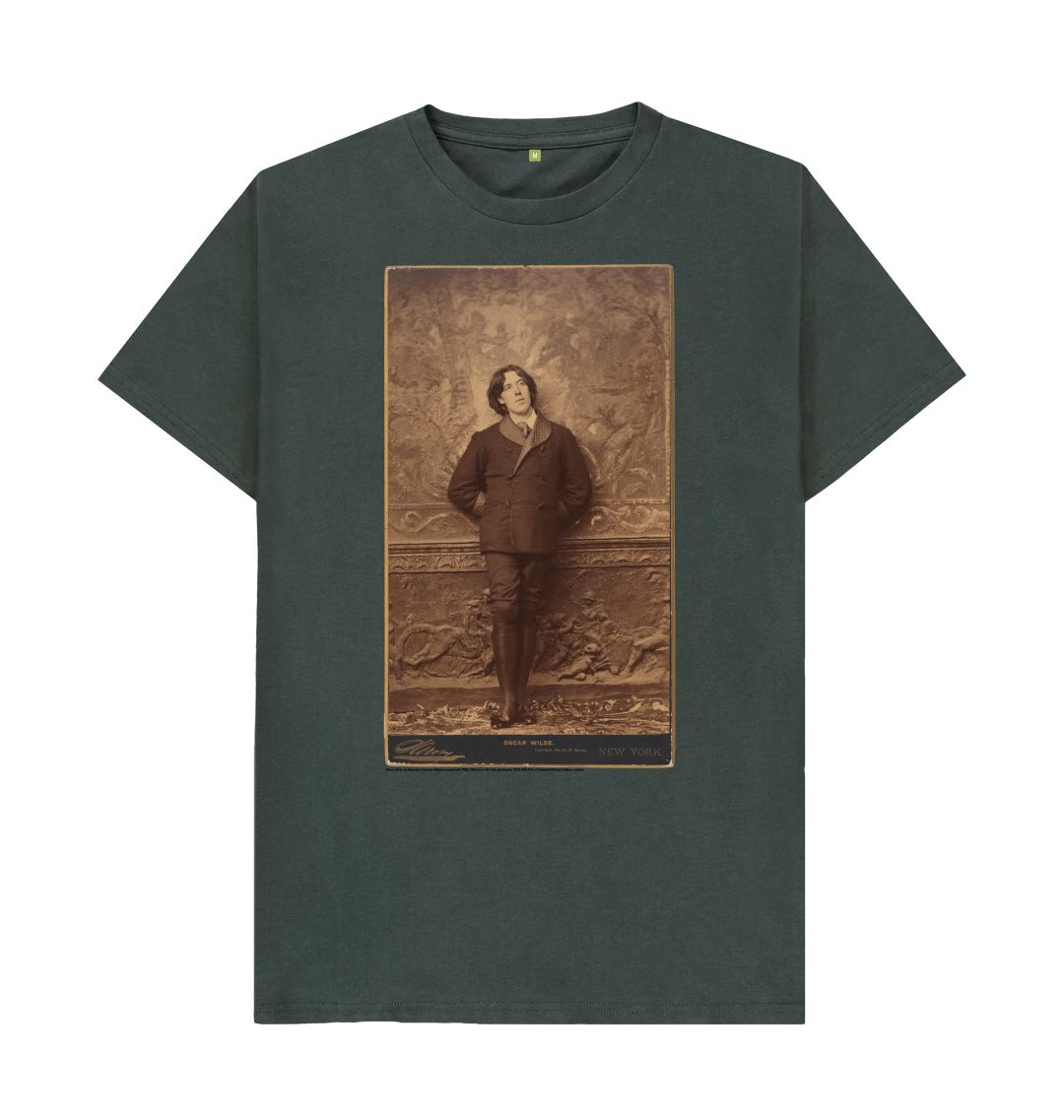 Dark grey oscar wilde unisex t shirt