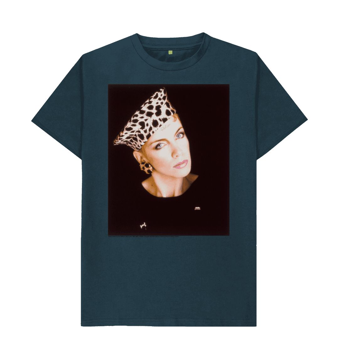Denim blue annie lennox unisex t shirt