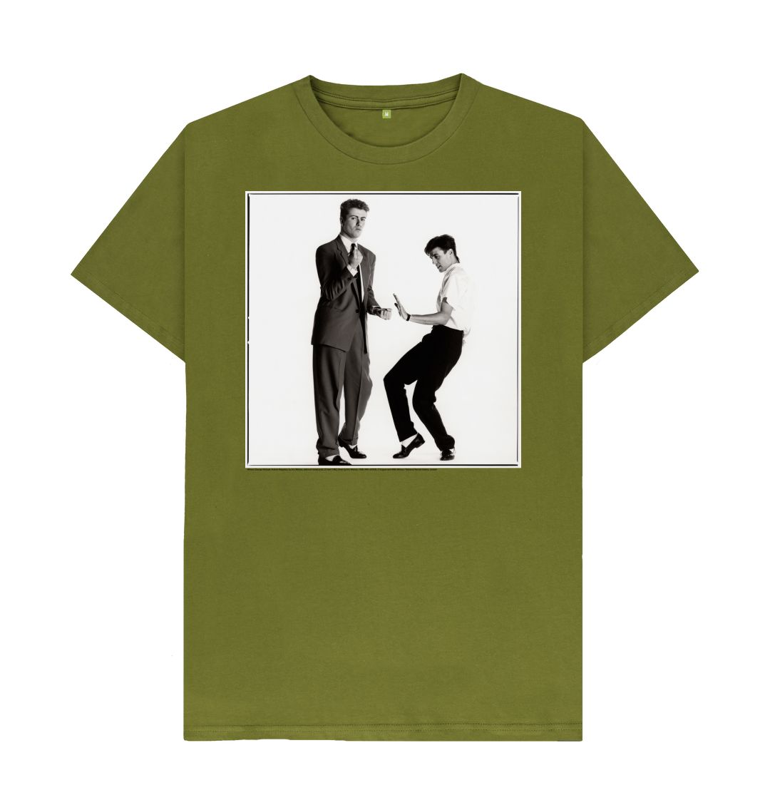 Moss green wham! unisex crew neck t shirt