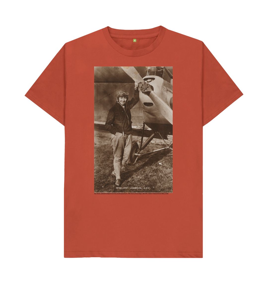 Rust amy johnson unisex t shirt