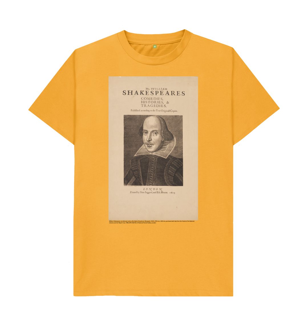 Mustard william shakespeare unisex t shirt