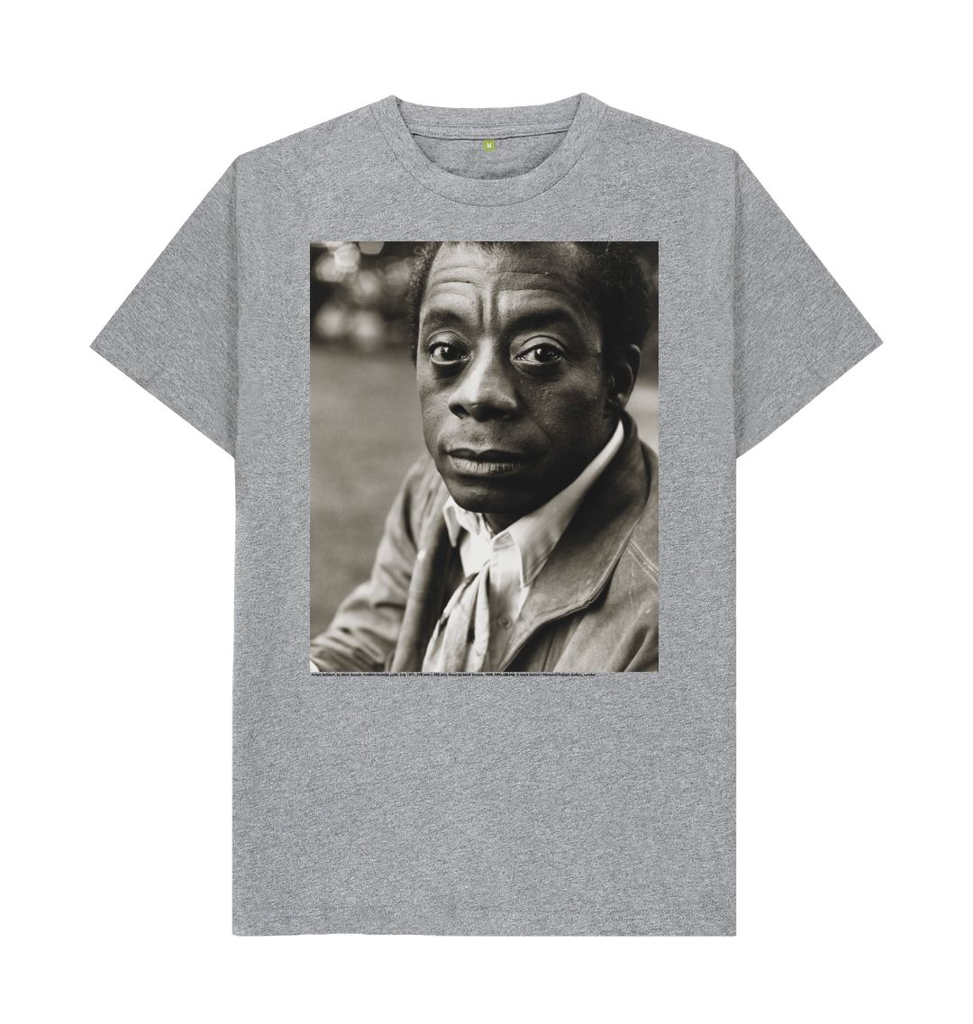 Athletic grey james baldwin unisex t shirt