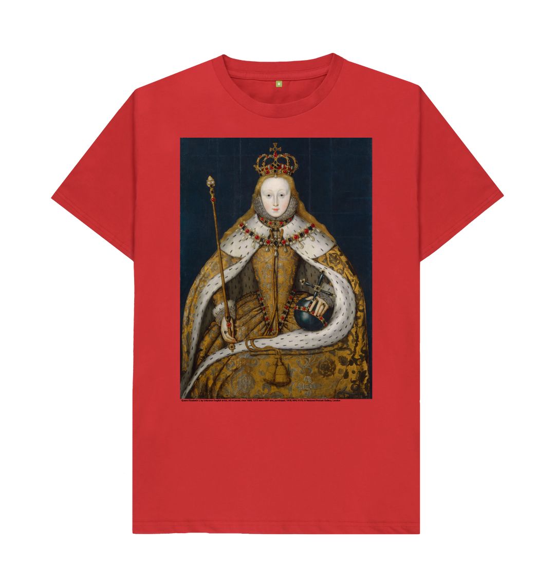 Red queen elizabeth i unisex t shirt