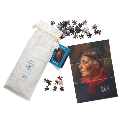 Mary Seacole jigsaw puzzle with bag